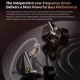 KZ Decet 3.5mm Array-style 10-Driver Dynamic 1.2m Wired Earphone, Original Sound Standard, Original Sound With Mic, Tuned Standard, Tuned With Mic