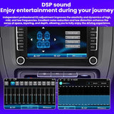 7-Inch Car Navigation System With Wireless Bluetooth CarPlay For Volkswagen, Quad-core 2GB+32GB, Octa-core 4GB+64GB, Octa-core 6GB+128GB