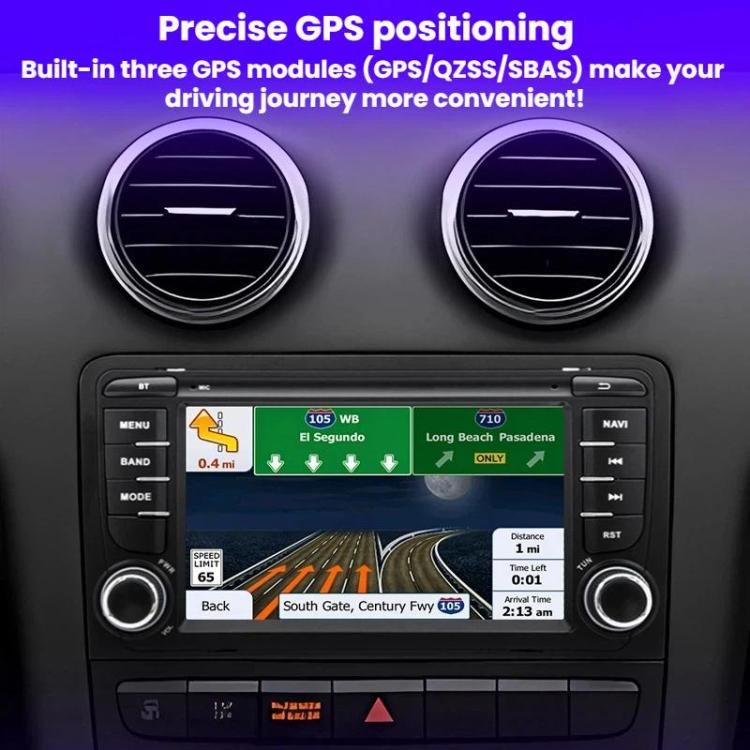 7-Inch Car Navigation Multimedia Smartphone Connectivity CarPlay All-In-One For Audi A3, Octa-core 4GB+64GB, Octa-core 6GB+128GB