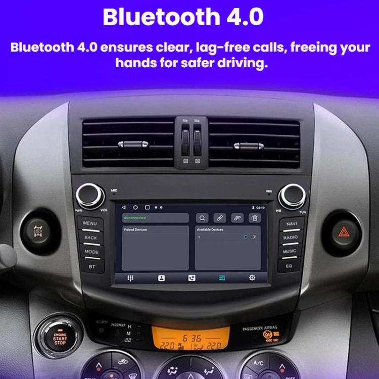7 inch Smartphone-connected GPS Navigator For Toyota RAV4, Quad-core 2GB+32GB, Quad-core 2GB+64GB, Octa-core 4GB+64GB