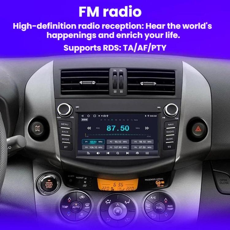 7 inch Smartphone-connected GPS Navigator For Toyota RAV4, Quad-core 2GB+32GB, Quad-core 2GB+64GB, Octa-core 4GB+64GB
