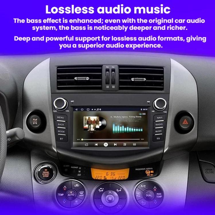 7 inch Smartphone-connected GPS Navigator For Toyota RAV4, Quad-core 2GB+32GB, Quad-core 2GB+64GB, Octa-core 4GB+64GB