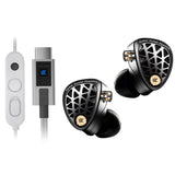 KZ Phantom Hi-Fi-grade Audio Gaming 1.2m Wired Earphones, 3.5mm Standard, 3.5mm With Mic, Type-C Sound Card