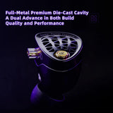 KZ Phantom Hi-Fi-grade Audio Gaming 1.2m Wired Earphones, 3.5mm Standard, 3.5mm With Mic, Type-C Sound Card