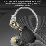KZ-ZS10 PRO X 10-driver Dynamic Driver+Balanced Armature 1.2m Wired Earphones, Without Mic, With Mic