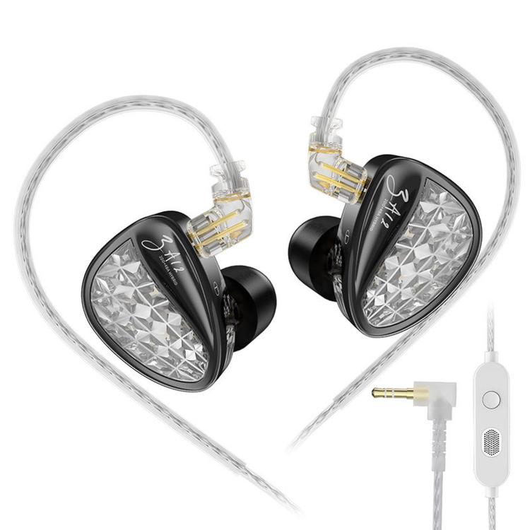 KZ-ZA12 Wired Earphones – Hybrid Dynamic + Balanced Armature, Hi-Fi Stage Monitor