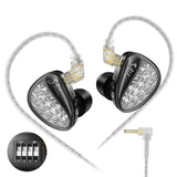 KZ-ZA12 Wired Earphones – Hybrid Dynamic + Balanced Armature, Hi-Fi Stage Monitor