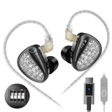 KZ-ZA12 Wired Earphones – Hybrid Dynamic + Balanced Armature, Hi-Fi Stage Monitor