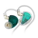 KZ-AS16 PRO 8-Driver Pure Balanced Armature In-Ear 1.2m Wired Earphones, Green Standard, Green With Mic, Black Standard, Black With Mic