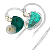 KZ-AS16 PRO 8-Driver Pure Balanced Armature In-Ear 1.2m Wired Earphones, Green Standard, Green With Mic, Black Standard, Black With Mic