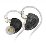 KZ-AS16 PRO 8-Driver Pure Balanced Armature In-Ear 1.2m Wired Earphones, Green Standard, Green With Mic, Black Standard, Black With Mic