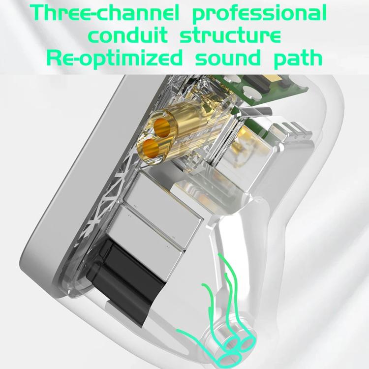 KZ-AS16 PRO 8-Driver Pure Balanced Armature In-Ear 1.2m Wired Earphones, Green Standard, Green With Mic, Black Standard, Black With Mic