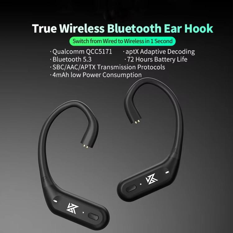 KZ XZ10 Bluetooth 5.3 Wireless Earphones Ear Hooks, XZ10
