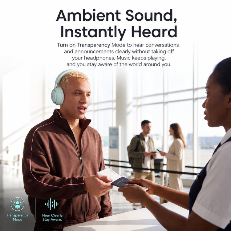 ANKER Soundcore D1402 Space 2 Wireless Over-Ear Noise Reduction Bluetooth Headphones