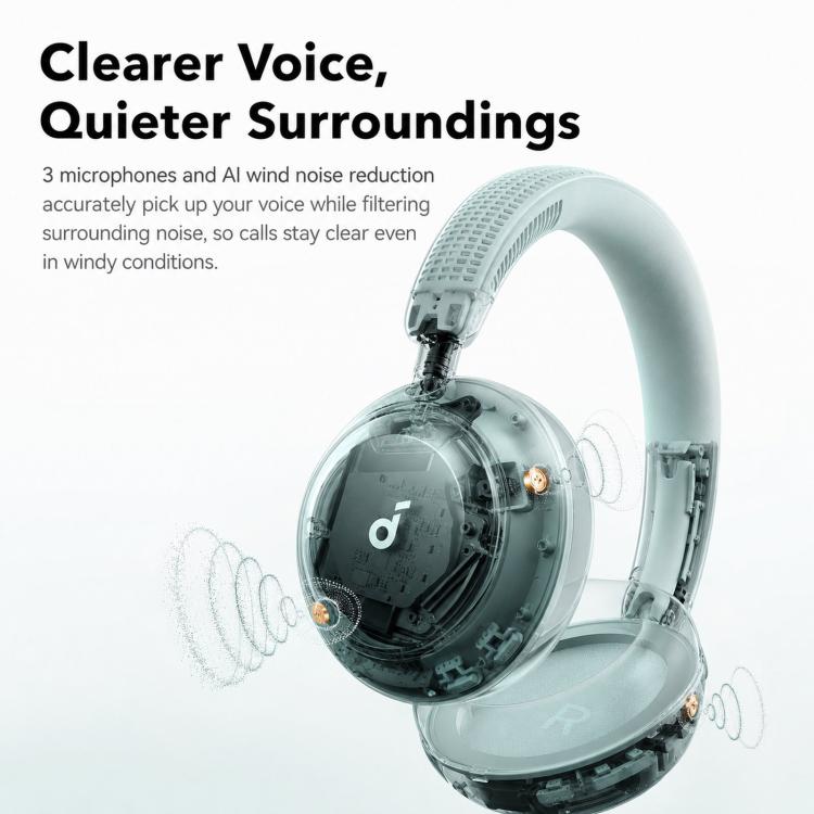 ANKER Soundcore D1402 Space 2 Wireless Over-Ear Noise Reduction Bluetooth Headphones