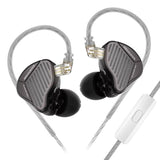 KZ-PR1 Planar Magnetic 1.2m Wired Earphones 13.2mm Planar Driver High-Res Hi-Fi Earbuds, Standard, With Mic