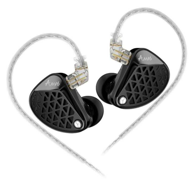 KZ-AM16 Dedicated Low-Frequency Drivers Music Gaming Hi-Fi 1.2m Wired Earphones, Balanced Standard 3.5mm, Balanced With Mic 3.5mm, Bass Enhanced Standard 3.5mm, Bass Enhanced With Mic 3.5mm, Balanced With Mic Type-C, Bass Enhanced With Mic Type-C