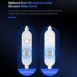 KZ-AM16 Dedicated Low-Frequency Drivers Music Gaming Hi-Fi 1.2m Wired Earphones, Balanced Standard 3.5mm, Balanced With Mic 3.5mm, Bass Enhanced Standard 3.5mm, Bass Enhanced With Mic 3.5mm, Balanced With Mic Type-C, Bass Enhanced With Mic Type-C