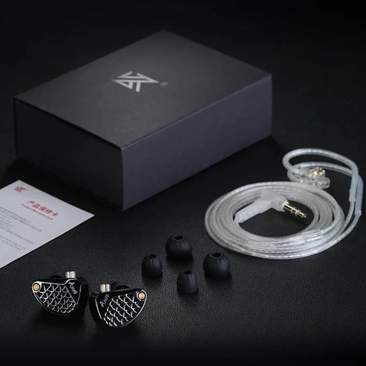 KZ-AM16 Dedicated Low-Frequency Drivers Music Gaming Hi-Fi 1.2m Wired Earphones, Balanced Standard 3.5mm, Balanced With Mic 3.5mm, Bass Enhanced Standard 3.5mm, Bass Enhanced With Mic 3.5mm, Balanced With Mic Type-C, Bass Enhanced With Mic Type-C