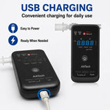 High-precision Electrochemical Alcohol Detector With Wireless Printer, EU Plug