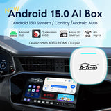 MMB WJAN-Q8W Universal Wireless CarPlay Adapter Plug-And-Play Wired To Wireless Smart Box, 8+128G 5G Hong Kong, Macau, Taiwan+Eurasian