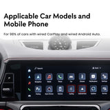 MMB WJAN-Q8W Universal Wireless CarPlay Adapter Plug-And-Play Wired To Wireless Smart Box, 8+128G 5G Hong Kong, Macau, Taiwan+Eurasian