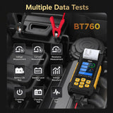 3.2 Inch HD Color Screen Car Battery Tester Automotive Battery Internal Resistance Detector, AUTOOL BT760