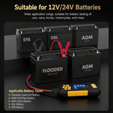 3.2 Inch HD Color Screen Car Battery Tester Automotive Battery Internal Resistance Detector, AUTOOL BT760