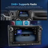 9-Inch CarPlay Compatible In-Car Center Console With 7-Inch Screen Bluetooth Navigation Rearview Camera Player, Standard+AHD Camera+Mic