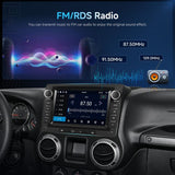 9-Inch CarPlay Compatible In-Car Center Console With 7-Inch Screen Bluetooth Navigation Rearview Camera Player, Standard+AHD Camera+Mic