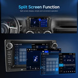 9-Inch CarPlay Compatible In-Car Center Console With 7-Inch Screen Bluetooth Navigation Rearview Camera Player, Standard+AHD Camera+Mic