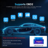 9-Inch CarPlay Compatible In-Car Center Console With 7-Inch Screen Bluetooth Navigation Rearview Camera Player, Standard+AHD Camera+Mic