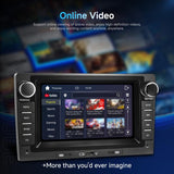9-Inch CarPlay Compatible In-Car Center Console With 7-Inch Screen Bluetooth Navigation Rearview Camera Player, Standard+AHD Camera+Mic