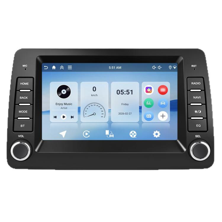 For FIAT Panda In-Car Center Display CarPlay Bluetooth Player Navigation, Standard, Standard+AHD Camera+Mic