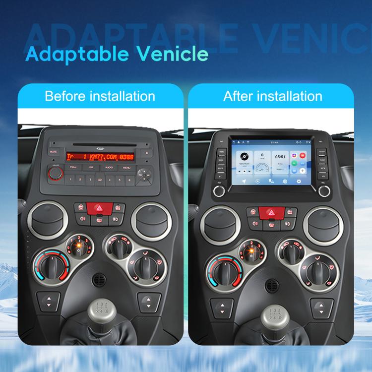 For FIAT Panda In-Car Center Display CarPlay Bluetooth Player Navigation, Standard, Standard+AHD Camera+Mic