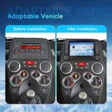 For FIAT Panda In-Car Center Display CarPlay Bluetooth Player Navigation, Standard, Standard+AHD Camera+Mic