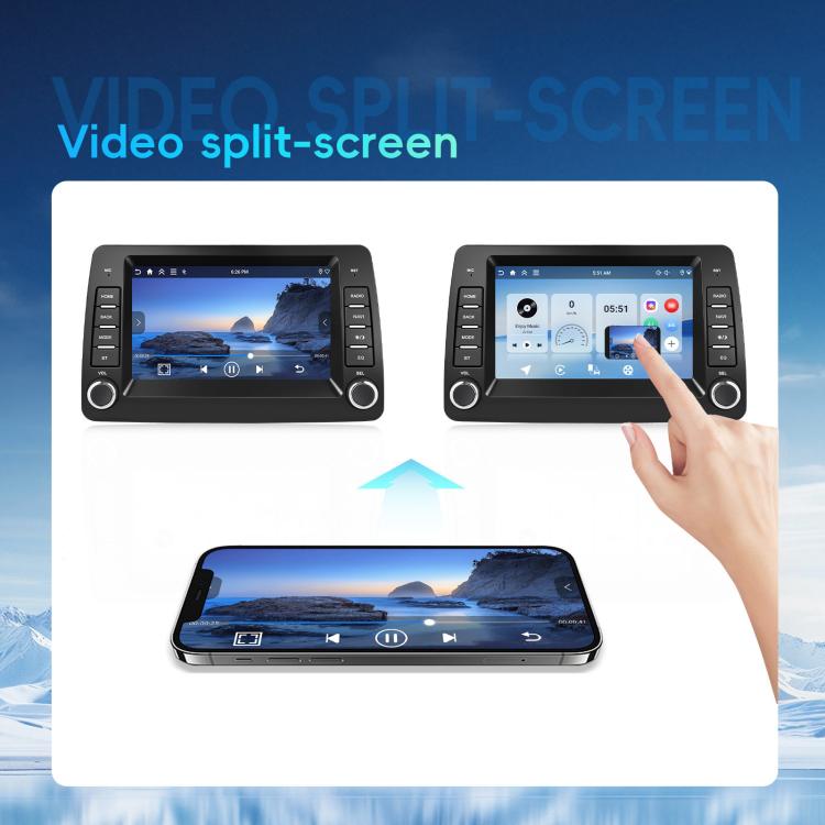 For FIAT Panda In-Car Center Display CarPlay Bluetooth Player Navigation, Standard, Standard+AHD Camera+Mic