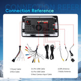 For FIAT Panda In-Car Center Display CarPlay Bluetooth Player Navigation, Standard, Standard+AHD Camera+Mic