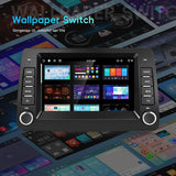 For FIAT Panda In-Car Center Display CarPlay Bluetooth Player Navigation, Standard, Standard+AHD Camera+Mic