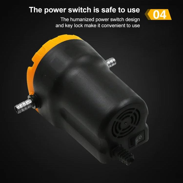Bomba de transferencia de aceite de 24 V - Extractor de cárter de 60 W para la extracción y transferencia de fluidos de petróleo crudo
