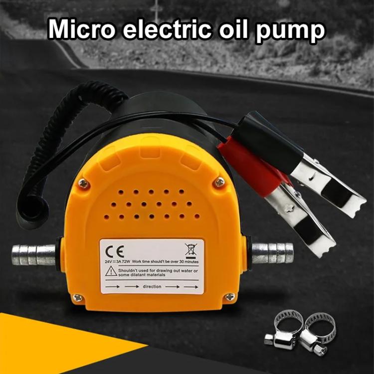 Bomba de transferencia de aceite de 24 V - Extractor de cárter de 60 W para la extracción y transferencia de fluidos de petróleo crudo