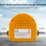 Bomba de transferencia de aceite de 24 V - Extractor de cárter de 60 W para la extracción y transferencia de fluidos de petróleo crudo