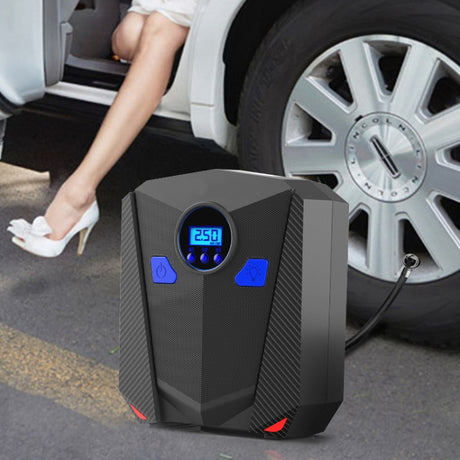 DC 12V 120W 150 PSI Car Air Compressor Inflatable Air Pump with Digital Display Auto Shut Off Gauge - LYDARZ