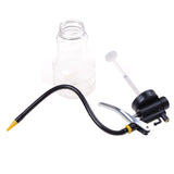 Bidón de aceite de alta presión de 250 cc - Bomba de lubricación transparente con pistola flexible, longitud de 245 mm