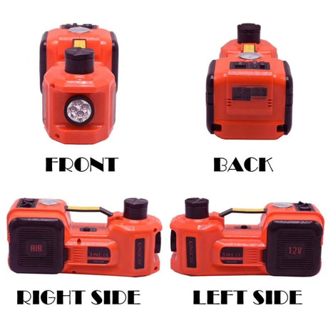 3 In 1 Car Electric Jack Air Pump Electric Wrench Maintenance Tools Set - LYDARZ