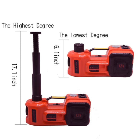 3 In 1 Car Electric Jack Air Pump Electric Wrench Maintenance Tools Set - LYDARZ
