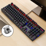 Rapoo V500 PRO Mixed Light 104 Keys Game Esports Typing Wired Mechanical Keyboard