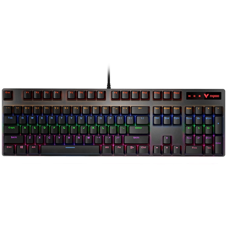 Rapoo V500 PRO Mixed Light 104 Keys Game Esports Typing Wired Mechanical Keyboard