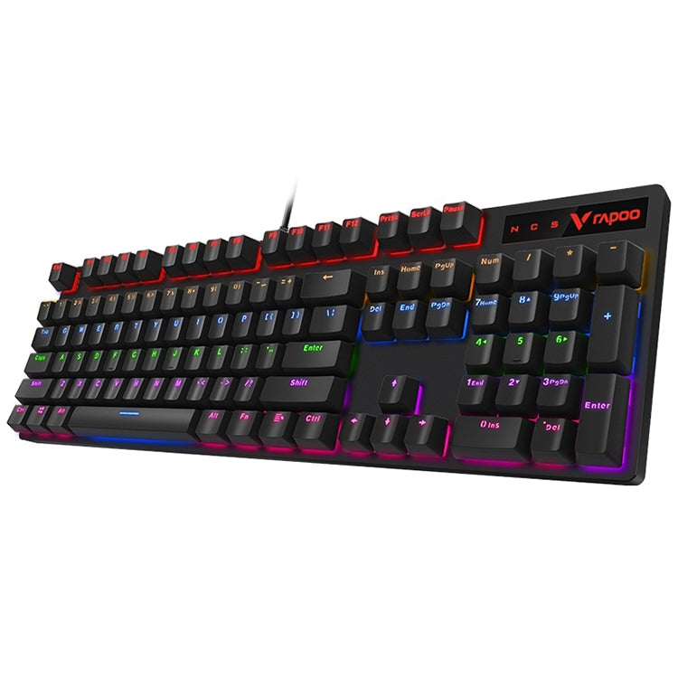 Rapoo V500 PRO Mixed Light 104 Keys Game Esports Typing Wired Mechanical Keyboard