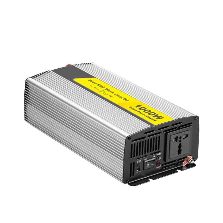 SUVPR DY-LG1000S 1000W DC 24V to AC 220V 50Hz Pure Sine Wave Car Power Inverter with Universal Power Socket, 1000W DC 12V, 1000W DC 24V